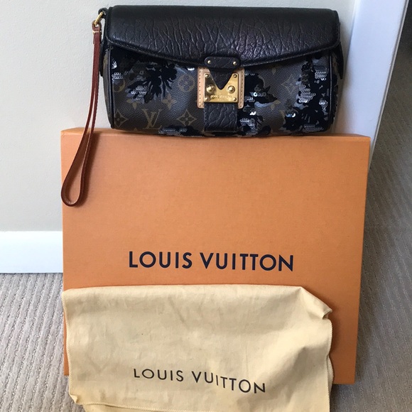 LOUIS VUITTON Monogram Fleur de Jais Manege Bag - Picture 2 of 7